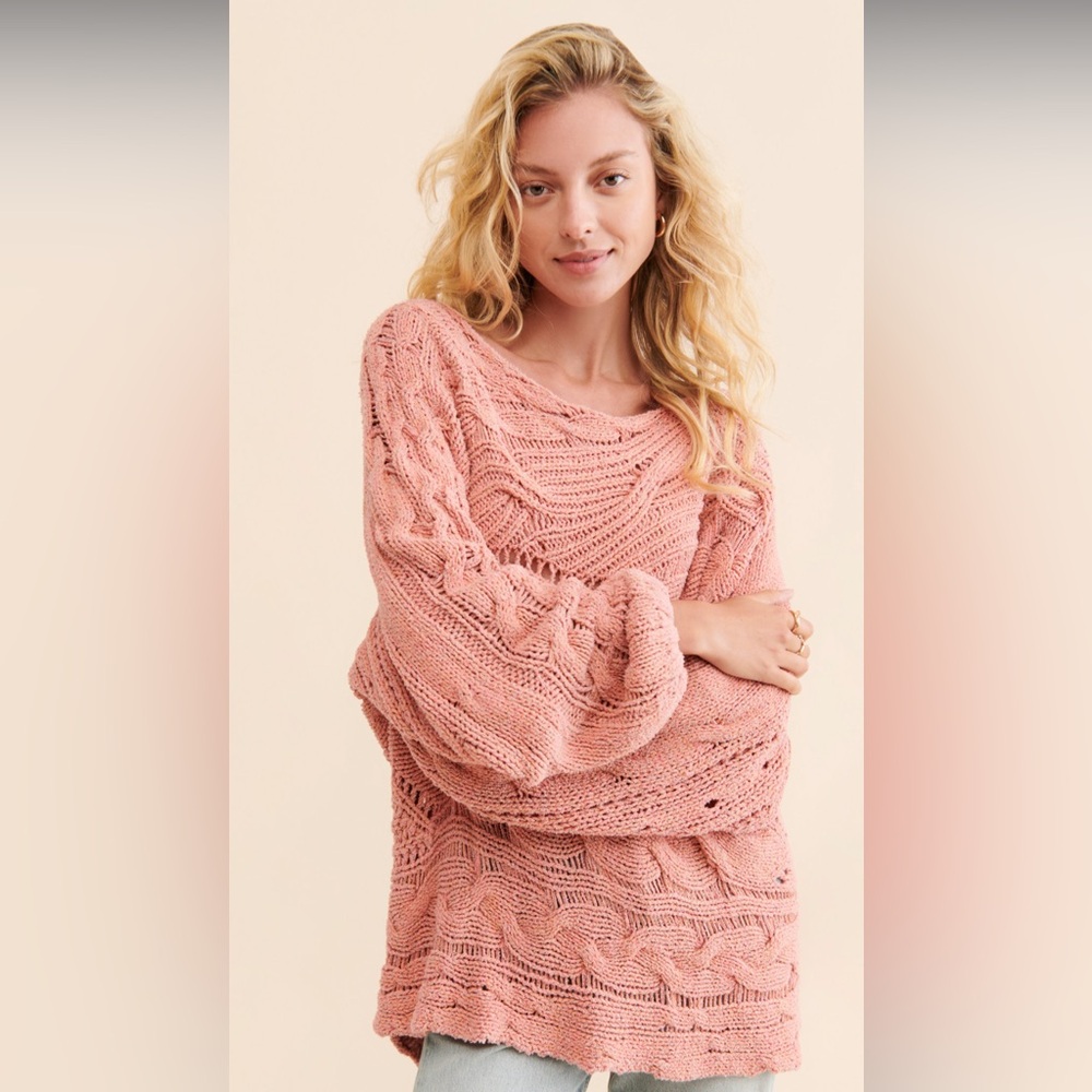 Free People “Against the Tide” Sweater | NWT